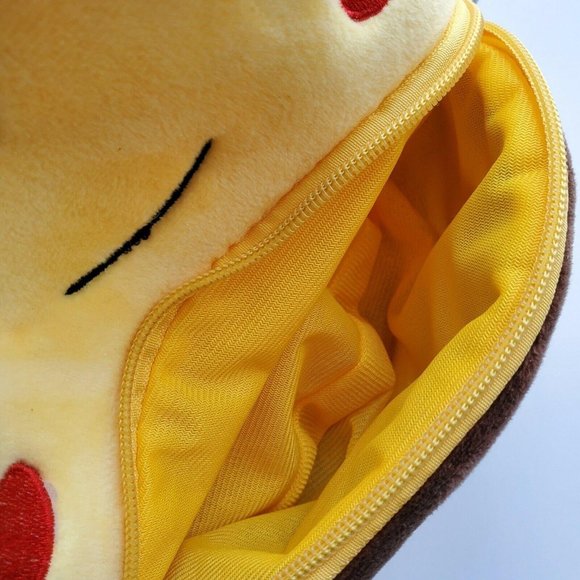 KAKOO Backpack Bee Yellow Children Plush Bag 11"l - Picture 6 of 11